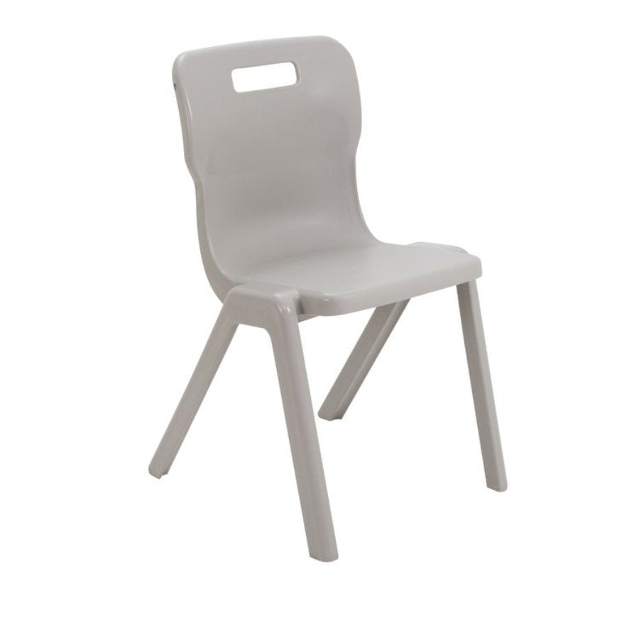 Titan Poly One Piece Chair Size Mark 6 SH460 Grey