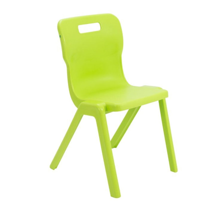 Titan Poly One Piece Chair Size Mark 6 SH460 Lime Green
