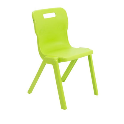Titan Poly One Piece Chair Size Mark 6 SH460 Lime Green