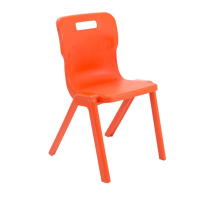 Titan Poly One Piece Chair Size Mark 6 SH460 Orange