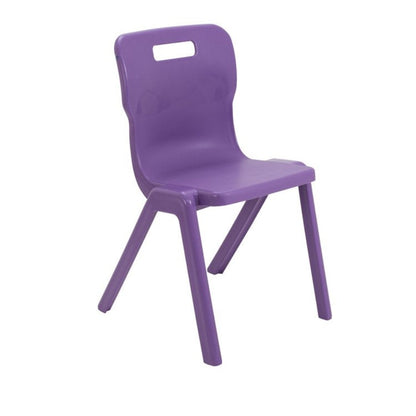 Titan Poly One Piece Chair Size Mark 6 SH460 Purple