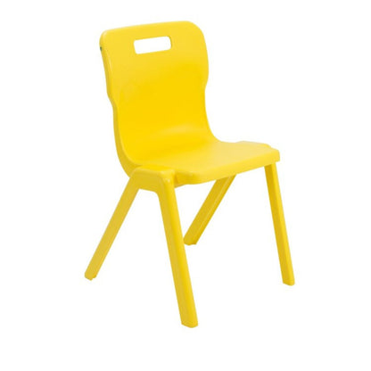 Titan Poly One Piece Chair Size Mark 6 SH460 Yellow