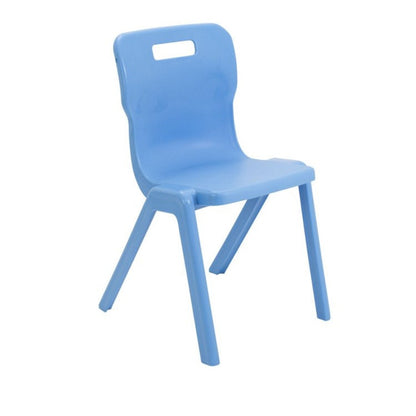 Titan Poly One Piece Chair Size Mark 6 SH460 sky blue