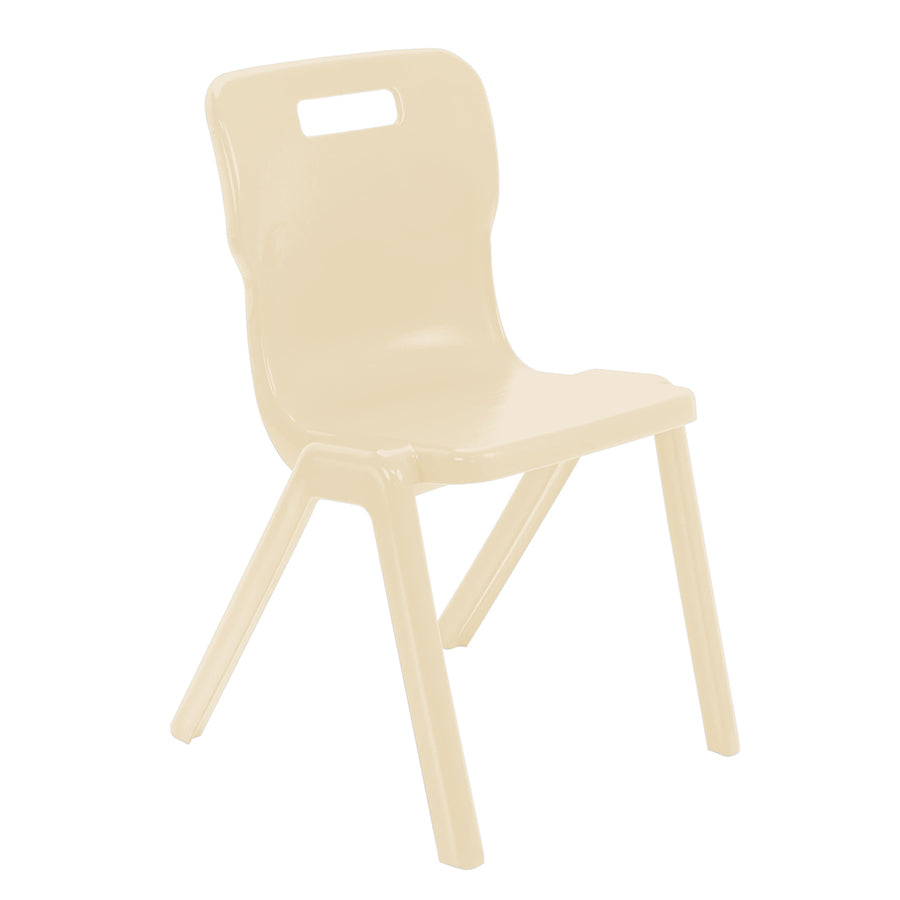 Titan Recycled Retold Poly One Piece Chair CS30694 Sand