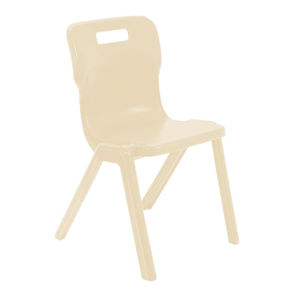Titan Recycled Retold Poly One Piece Chair CS30694 Sand