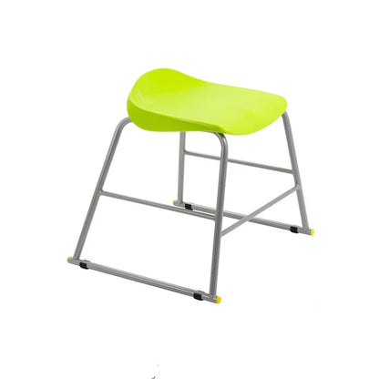 Titan Stool Steel Frame and Polypropylene Seat Lime Green SH435mm