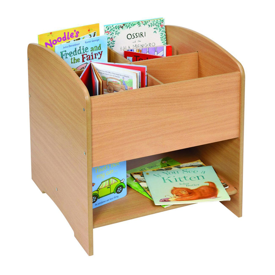 Twoey 4 Compartment Kinderbox with Shelf S-1920-06 BK30094 1