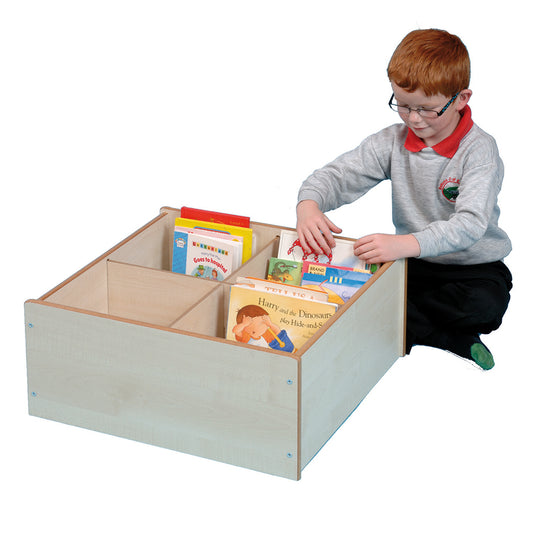 Twoey Floor Level 4 Compartment Kinderbox S-1900-07 BK30092-MAP