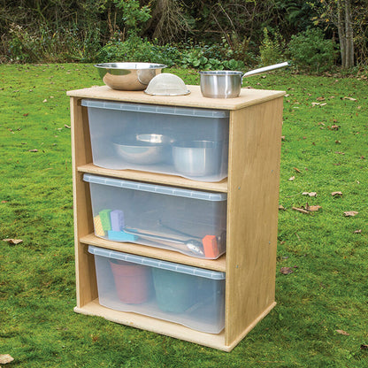 Twoey Large Outdoor Storage 3 with Clear Trays S1-2051-24 JR31813 3