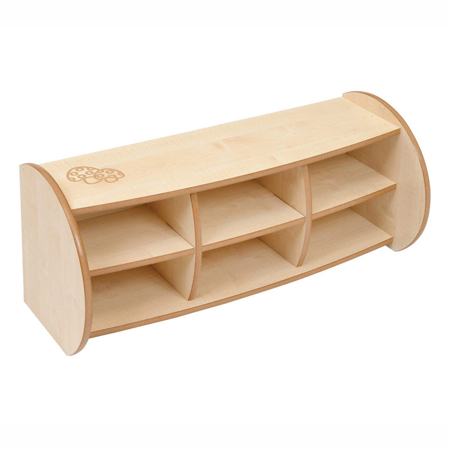 Twoey Mini Shelf Unit with Dividers S-2890-07 BO30005-MAPLE 2