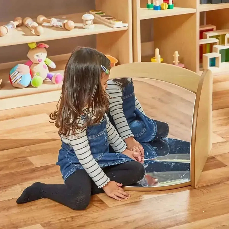 Twoey Mini Shelf with Mirrors & Clear Trays Maple S-0281-07 YP30025 3