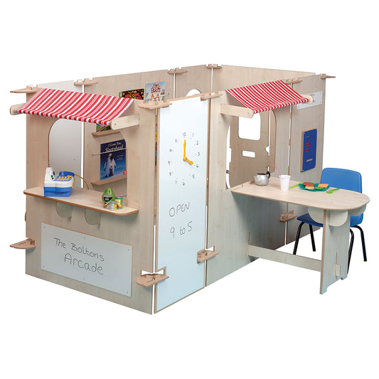 Twoey Panel Shopping Arcade Set Maple S-3506-07 JR30852