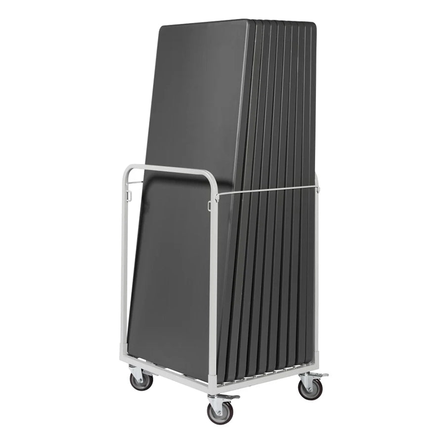 Basics Upright Poly Folding Table Trolley