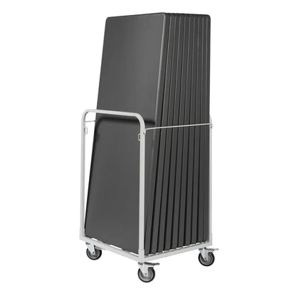 Basics Upright Poly Folding Table Trolley