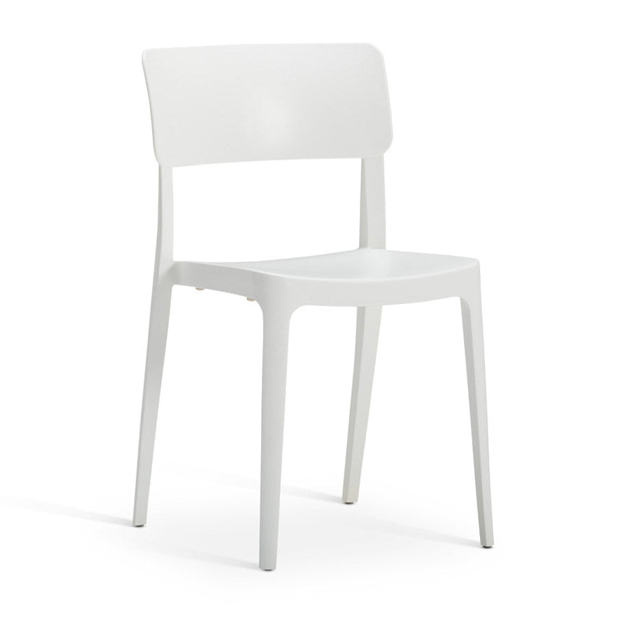 Vivo Polypropylene Side Chair One Piece White