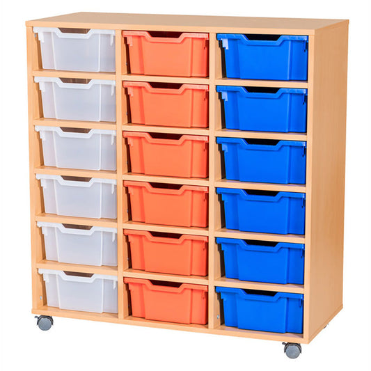 Smart Storage 18 Deep Tray Triple Unit