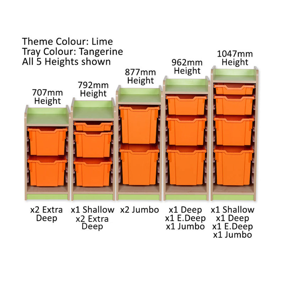 KubbyClass® - 4 Deep Tray Single Unit