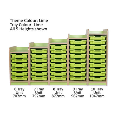 KubbyClass® - 8 Shallow Tray Single Unit