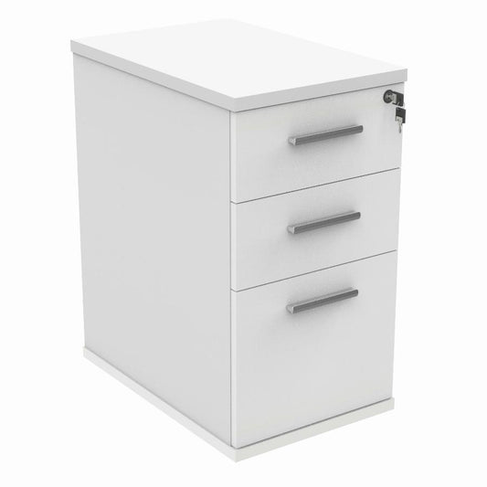 WORKSPACE NOW 3 DRAWER DESK HIGH PEDESTAL D600MM WHITE