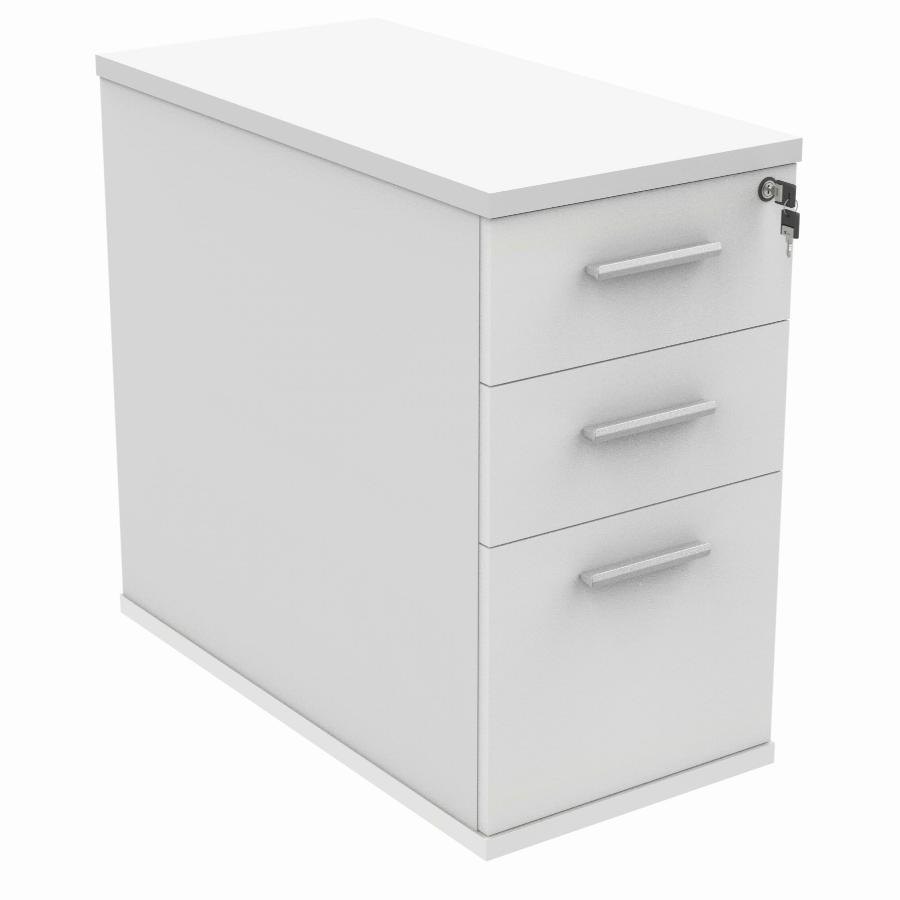 WORKSPACE NOW 3 DRAWER DESK HIGH PEDESTAL D800MM WHITE
