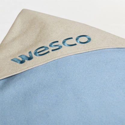 Wesco Seaty Comfort Cushion Kid Light Blue Label Close Up