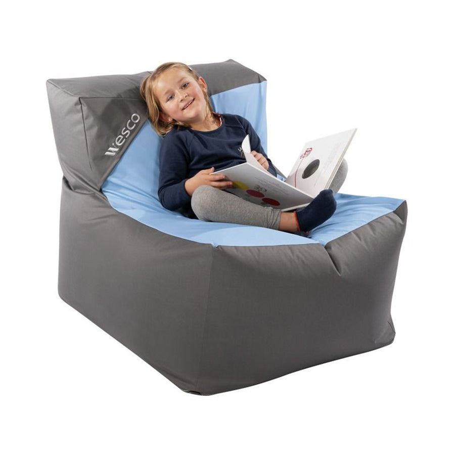 Wesco Seaty Cushion Low Chair Light Blue Lifestyle Image