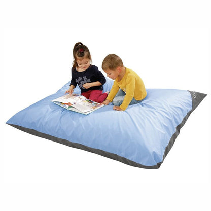 Wesco Seaty Microbead Cushion Large Light Blue Lifestyle Image 2