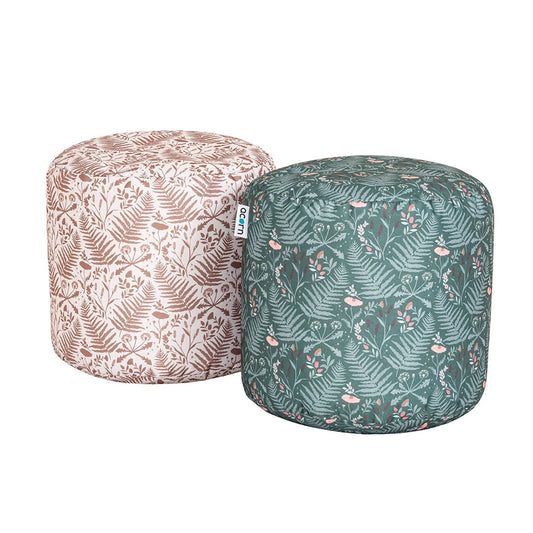 Willowbrook Acorn Farmhouse Floral Large Bean Pods DFEU004 Pack of 2 showerproof polyester pods