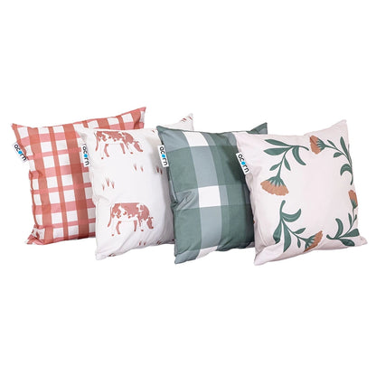 Willowbrook Acorn Farmhouse Scatter Cushions DFEU001 Pack of 4 showerproof polyester cushions