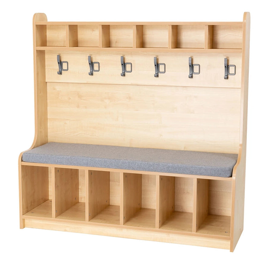 Willowbrook All in One Cloakroom Seat Height 400mm DFEC141 Childrens Furniture 