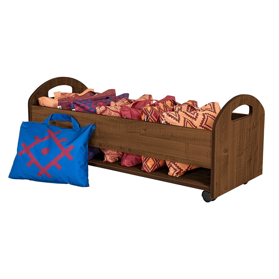 Willowbrook Bohemian Bean Cushions 8 cushions with Trolley DFEU27 Childrens Furniture