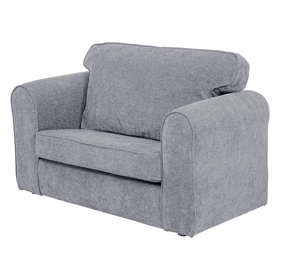 Willowbrook Bohemian Bouclé Sofa for Children Grey DFEU210 Childrens Furniture Soft Sofa Seating