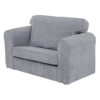 Willowbrook Bohemian Bouclé Sofa for Children Grey DFEU210 Childrens Furniture Soft Sofa Seating
