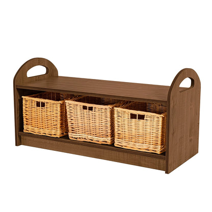 Willowbrook Bohemian One Tier Storage Unit with 3 baskets DFEB007B Childrens Furniture