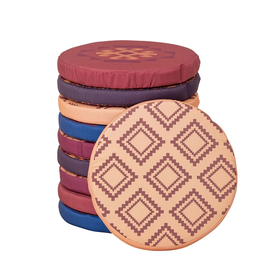 Willowbrook Bohemian Pads Set of 10 Floor cushions DFEU202 Childrens Furniture