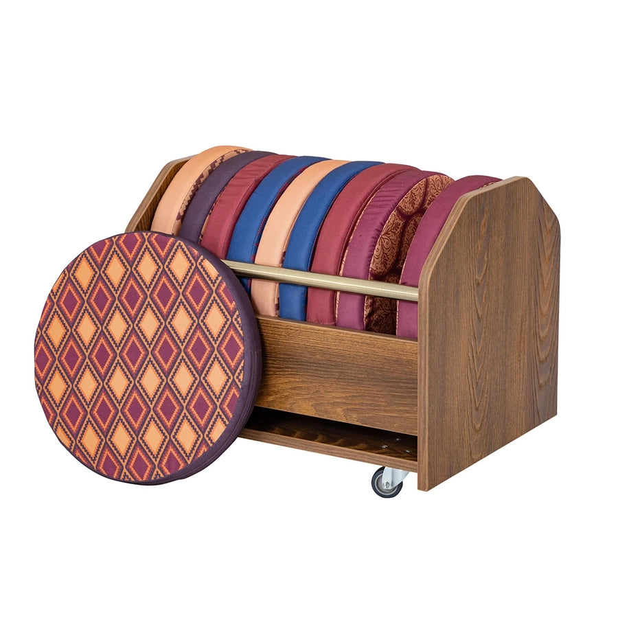 Willowbrook Bohemian Pads with Trolley Set of 10 Floor cushions DFEB002 Childrens Furniture