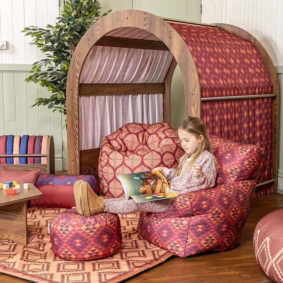 Willowbrook Bohemian Small Bean Pods - Pack of 4 DFEU046 Childrens Furniture Lifestyle Image