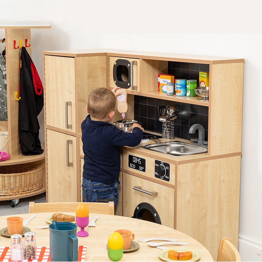 Willowbrook Classic All in One Kitchen DFEC079 Childrens Early Years Furniture Lifestyle Image