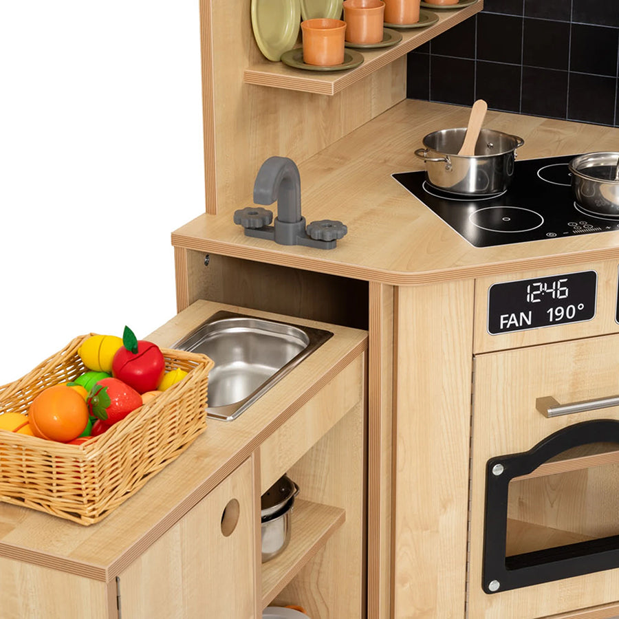 Willowbrook Classic Pack Away Kitchen Close Up with Props DFEC113 Childrens Roll Play Furniture V1