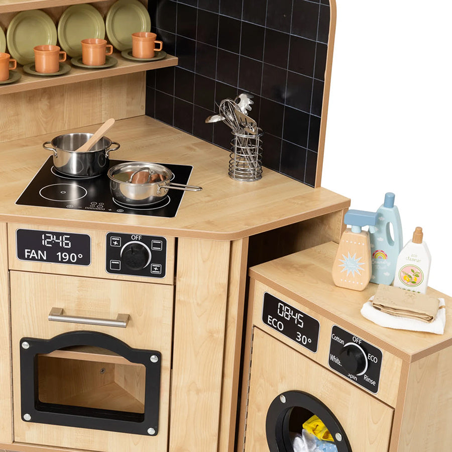 Willowbrook Classic Pack Away Kitchen Close Up with Props DFEC113 Childrens Roll Play Furniture V3