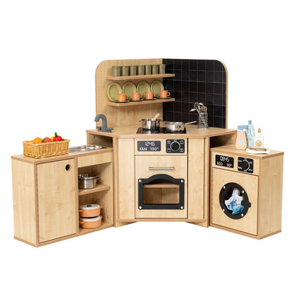 Willowbrook Classic Pack Away Kitchen with Props DFEC113 Childrens Roll Play Furniture