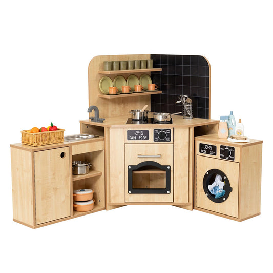 Willowbrook Classic Pack Away Kitchen with Props DFEC113 Childrens Roll Play Furniture