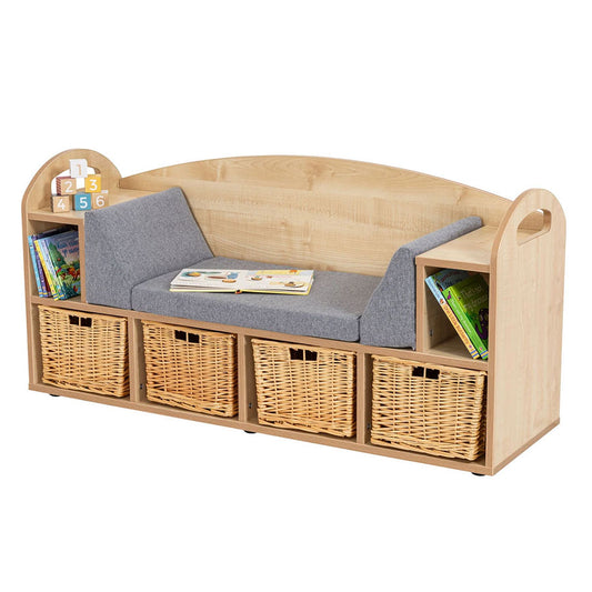 Willowbrook Classic Reading Seat with Baskets and Props DFEC069B Childrens Furniture