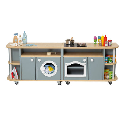Willowbrook Coastal Kitchen Island Unit with props DFEX007 Childrens Furniture Front