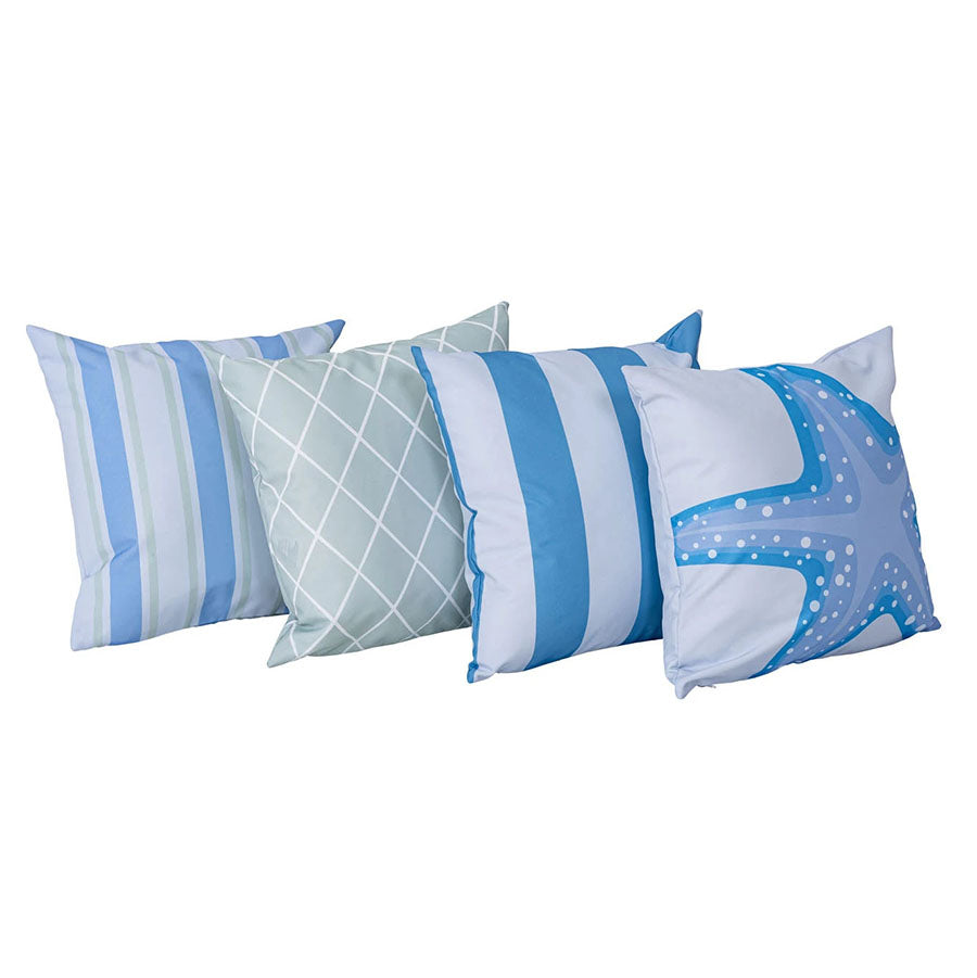 Willowbrook Coastal Scatter Cushions - Pack of 4 DFEU089 Childrens Furniture