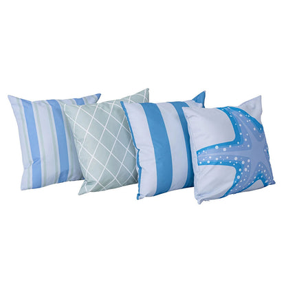 Willowbrook Coastal Scatter Cushions - Pack of 4 DFEU089 Childrens Furniture