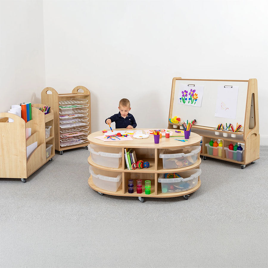 Willowbrook Deluxe 4 Piece Art Room Bundle Offer DFEC176 Childrens Furniture Lifestyle Image 1