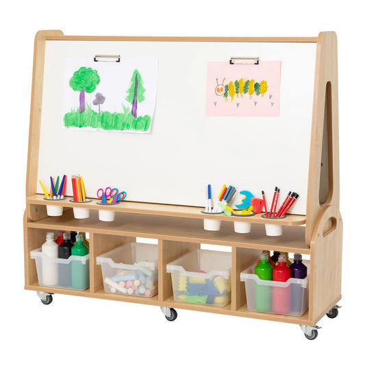 Willowbrook Double Art Easel with Props DFEC106T Childrens Furniture