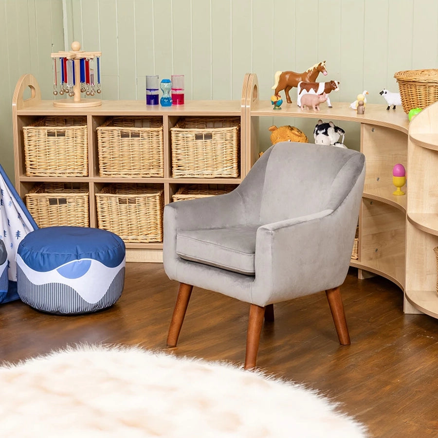 Willowbrook Emily Chair for Children Grey DFEU181 Sofa Seating Lifestyle Image