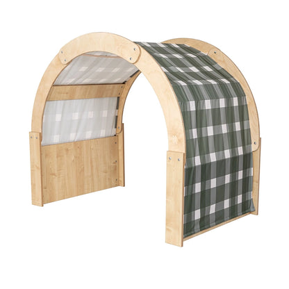 Willowbrook Farmhouse Hideaway Haven DFEU011 Farmhouse Gingham Fabric Cover
